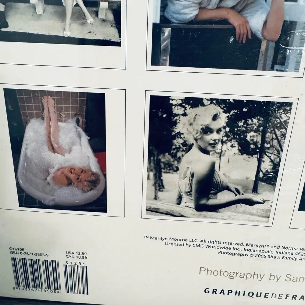 Marilyn Monroe Vintage 2006 Wall Hanging Calendar